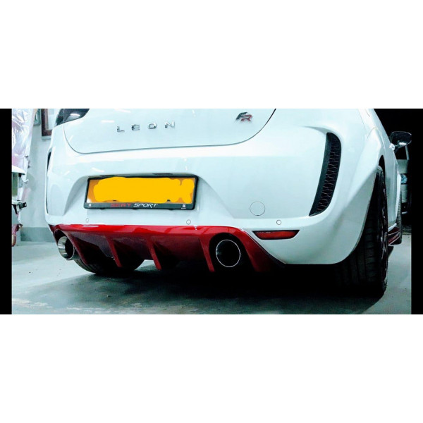 Leon BTCC Fibreglass FX Dual Exit Rear Diffuser