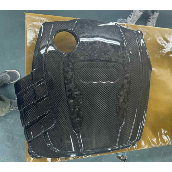 AUDI A5 2L CARBON ENGINE COVER 