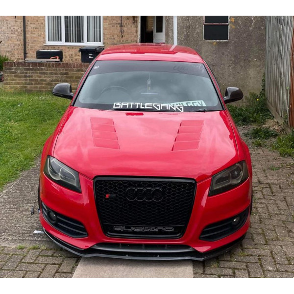 AUDI S3 FIBREGLASS VENTED BONNET