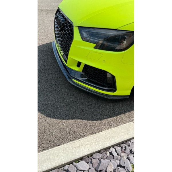 Audi RS3 Carbon Fibre Front Splitter