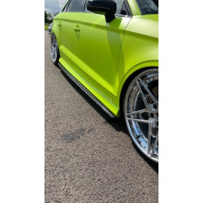 Audi RS3 Carbon Side Skirt Extensions