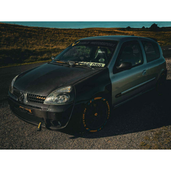 RENAULT CLIO MK2 FIBREGLASS AND CARBON FRONT BUMPER