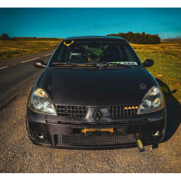 RENAULT CLIO MK2 FIBREGLASS AND CARBON FRONT BUMPER