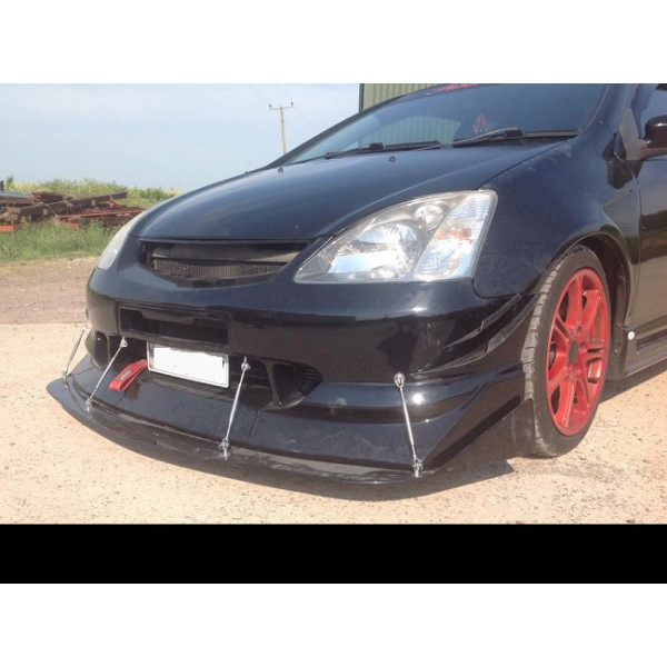 Universal Fibreglass FX Front Splitter with Winglets