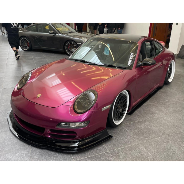 Porsche 911 997 Front Lip with bottom extension